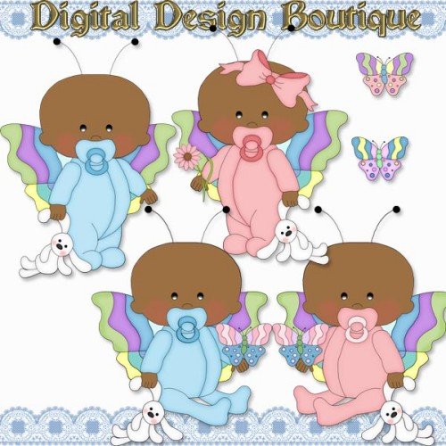 baby shower butterfly clipart - photo #23