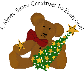 Country Graphics - Free Teddy Bear Christmas Graphic