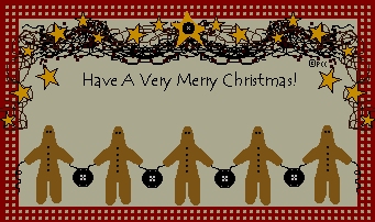 Country Graphics - Free Gingerbread Christmas Graphics