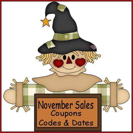 November Country Graphics Clip Art Sale