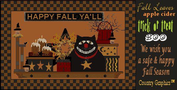 Happy Fall Holidays From Country Graphics™