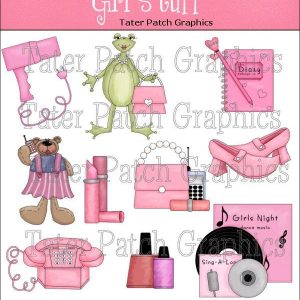 Girl Stuff Clipart Girly Graphics