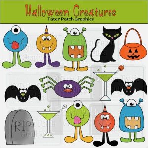 halloween one eyed creatures