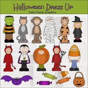 Halloween Dress Up Graphics