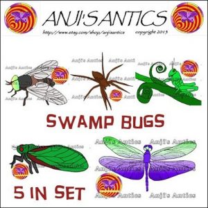 Swamp Bug Clipart Graphics