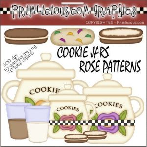 Cute Cookie Jar Clipart Collection One