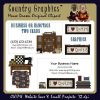 QUILTERS Stationery Template Set Sample 1