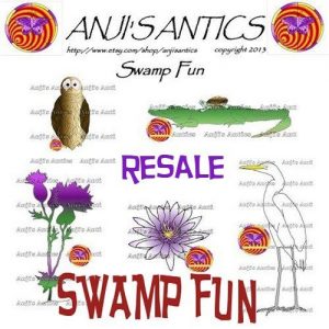 Resale Clipart Swamp Fun