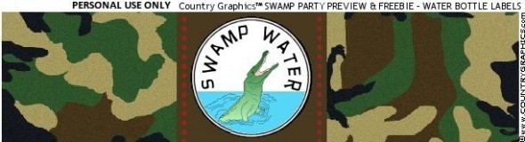 FREE SWAMP PARTY PRINTABLE