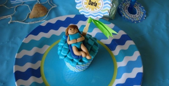 Pool Party Place Setting