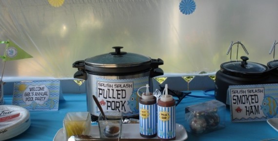 Pool Party Buffet Pulled Pork