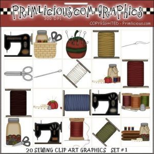 Sewing Country Clip Art Primilicious Graphics