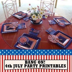 4th of July Party Printables