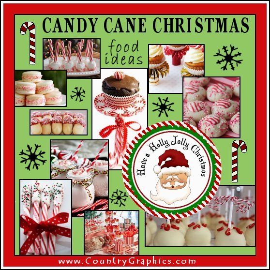 Candy Cane Christmas Food Ideas