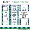 Golf Party Printables