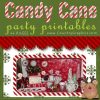 Candy Cane Christmas Party Printables - HOT CHOCOLATE BAR