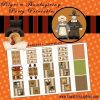Pilgrim Thanksgiving Party Printables Package contains everything you will need to create a Country Style Thanksgiving Party for your family and friends.