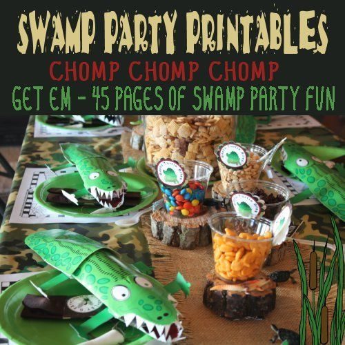 Swamp Party Printables