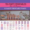 Tea Party Printables