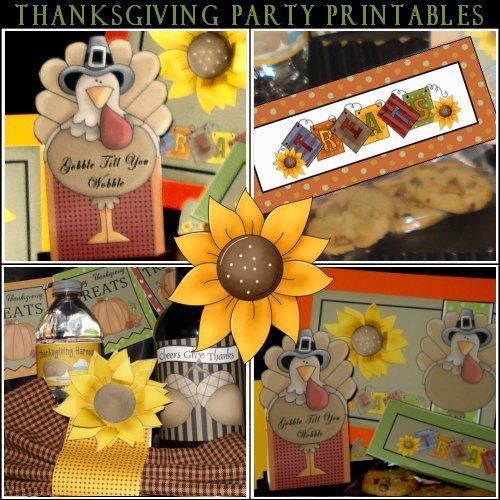 Thanksgiving Party Printables