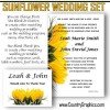 SUNFLOWER WEDDING INVITATION