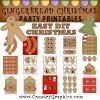 Gingerbread Christmas Party Printables