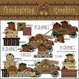 Thanksgiving Country Clipart Over 15 cute Thanksgiving Graphics