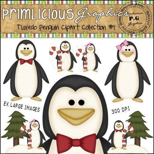 Penguin Graphics Clip Art Set