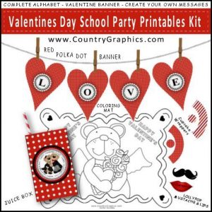 Valentines Day School Party Printables Kit