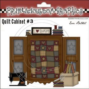 Quilt Cabinet Clipart Graphic 3