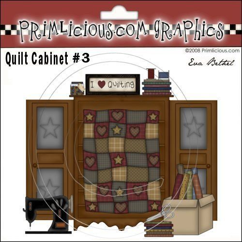 Quilt Cabinet Clipart Graphic 3