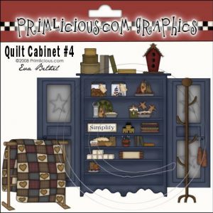Quilt Cabinet Clipart Graphic 4