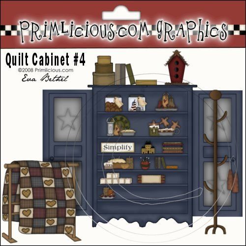 Quilt Cabinet Clipart Graphic 4