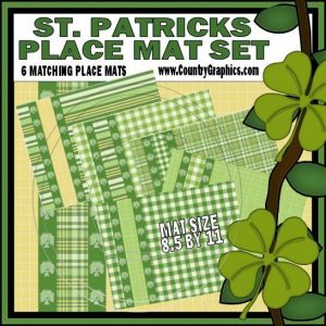 St. Patrick's Day Placemats Printable