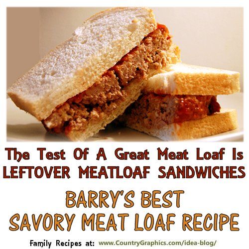 Best Savory Meat Loaf Recipe by Barry