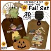 Printable Fall Hang Tags Fall Scarecrow Sample