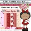 Be My Valentine Scrap Kit Samples 3