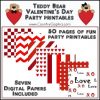 Teddy Bear Valentines Day Party Printables Sample 3
