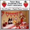 Teddy Bear Valentines Day Party Printables Sample 4