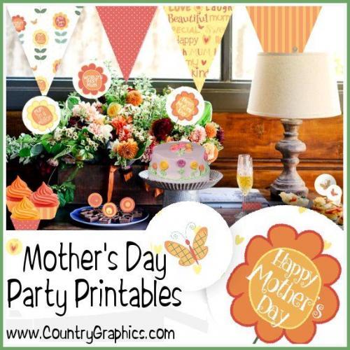 Mother's Day Party Printables