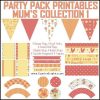 Mum's Day Party Printables Kit 1