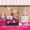 Paris Party Printables Pink pg 3