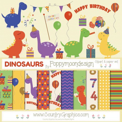 Dino Digital Papers Dino Graphics