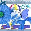 Summer Fun Scrap Kit - blue