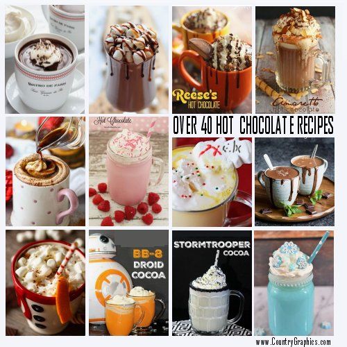 OVER 40 HOT CHOCOLATE RECIPES