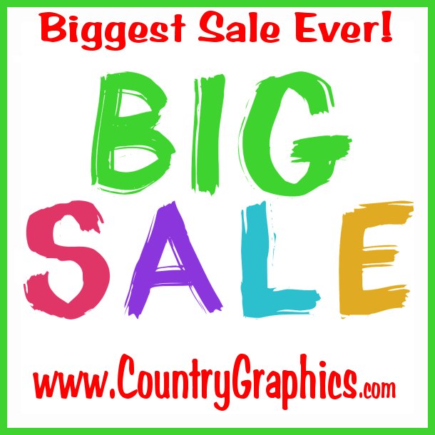 Country Graphics Biggest Sale Ever